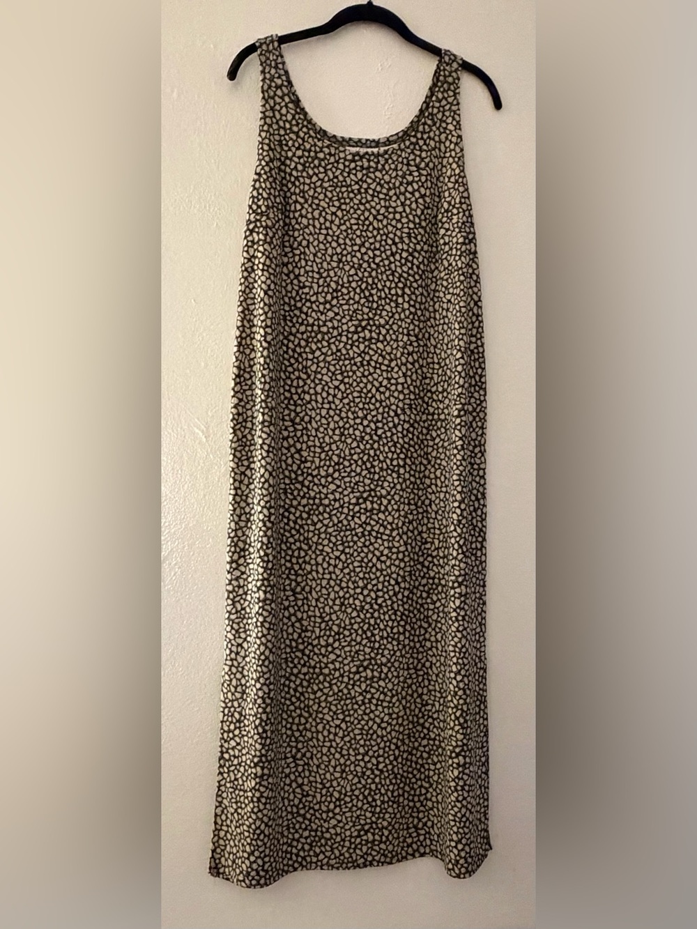 Olive Abstract Print Dress